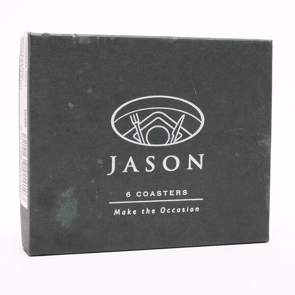 Nostalgic Santa Claus Christmas Coasters & Box by Jason New Zealand Set of 6 - Picture 6 of 7